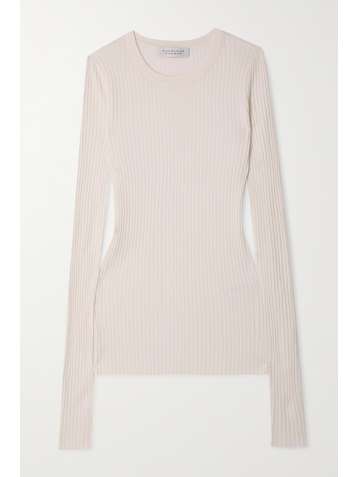 GABRIELA HEARST Browning ribbed cashmere and silk-blend sweater