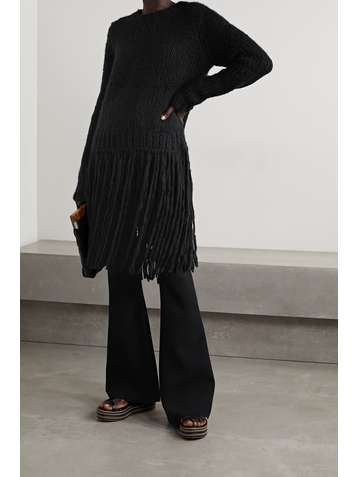 GABRIELA HEARST + NET SUSTAIN Garcida fringed cashmere sweater