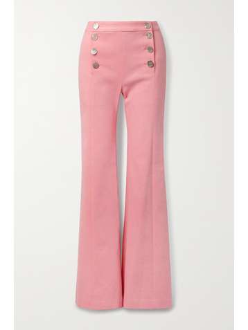 ADAM LIPPES High-rise wide-leg jeans