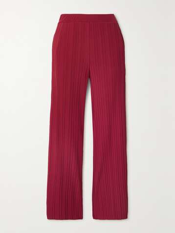 MAX MARA Pantalon large en jersey plissé Siberia Leisure