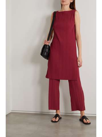 MAX MARA Pantalon large en jersey plissé Siberia Leisure