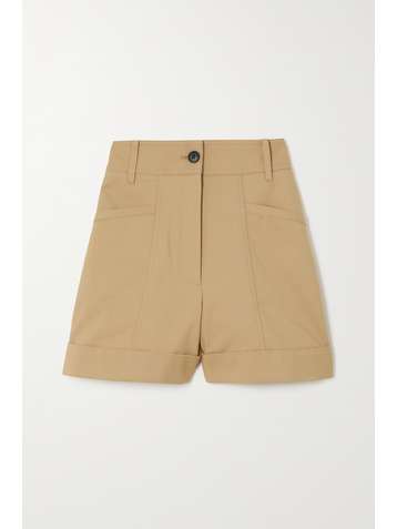 VICTORIA BECKHAM Cotton-blend twill shorts