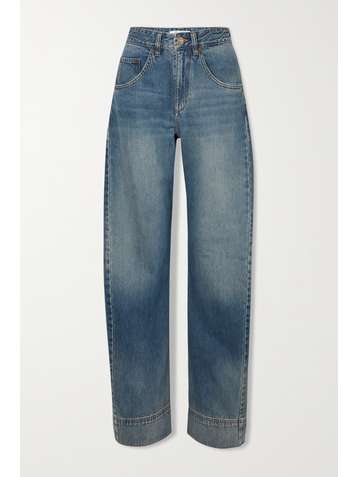 VICTORIA BECKHAM Mick Curve high-rise wide-leg jeans