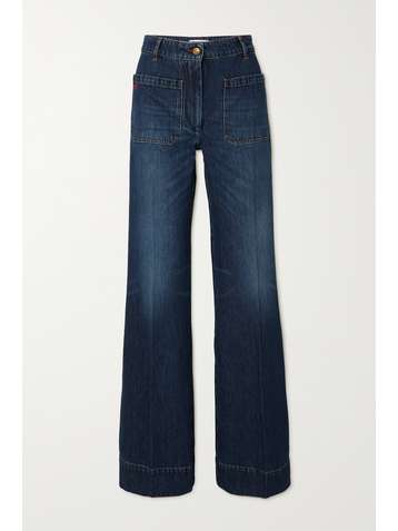 VICTORIA BECKHAM Alina high-rise wide-leg jeans