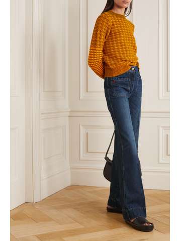 VICTORIA BECKHAM Alina high-rise wide-leg jeans