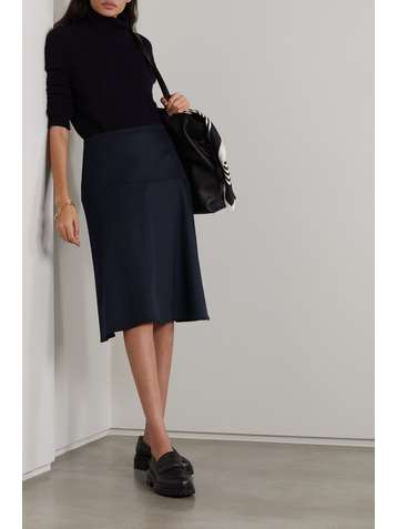 OFFICINE GÉNÉRALE Savana wool-felt skirt