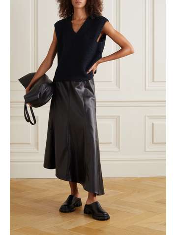 LE 17 SEPTEMBRE Pull sans manches en bouclé de laine