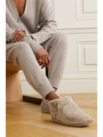 RAG & BONE Eira grosgrain-trimmed faux fur ankle boots