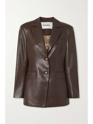 NANUSHKA Hathi vegan leather blazer
