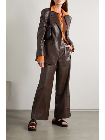 NANUSHKA Hathi vegan leather blazer
