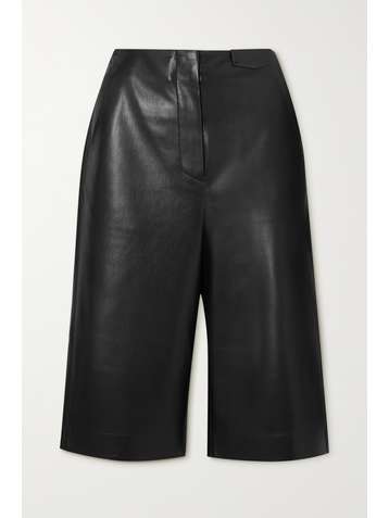 NANUSHKA Tazu Shorts aus Kunstleder