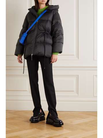 ACNE STUDIOS Hooded quilted shell down jacket