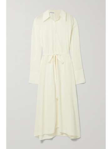 ACNE STUDIOS Silk crepe de chine maxi shirt dress