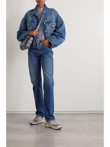 ACNE STUDIOS Oversized distressed denim jacket