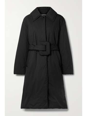 ACNE STUDIOS Belted padded cotton-blend shell coat