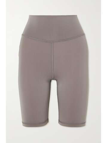 ROTATE BIRGER CHRISTENSEN Sunday Kamelia Shorts aus recyceltem Stretch-Material mit Print