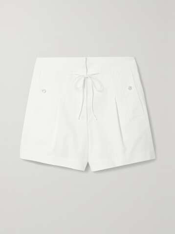 3.1 PHILLIP LIM Short en tissu technique de coton mélangé à plis