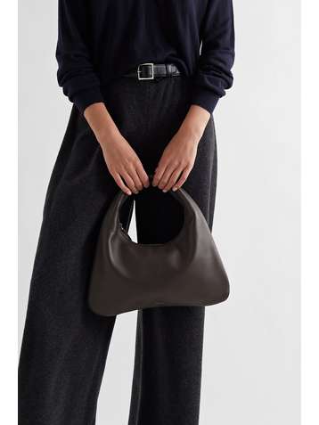 THE ROW Everyday small textured-leather shoulder bag