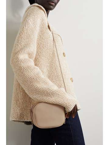 THE ROW Sac porté épaule en cuir Twin Two Mini