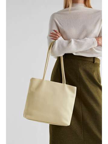 THE ROW Sac porté épaule en cuir texturé Medium