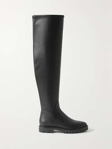 VINCE Cabria stretch-leather over-the-knee boots