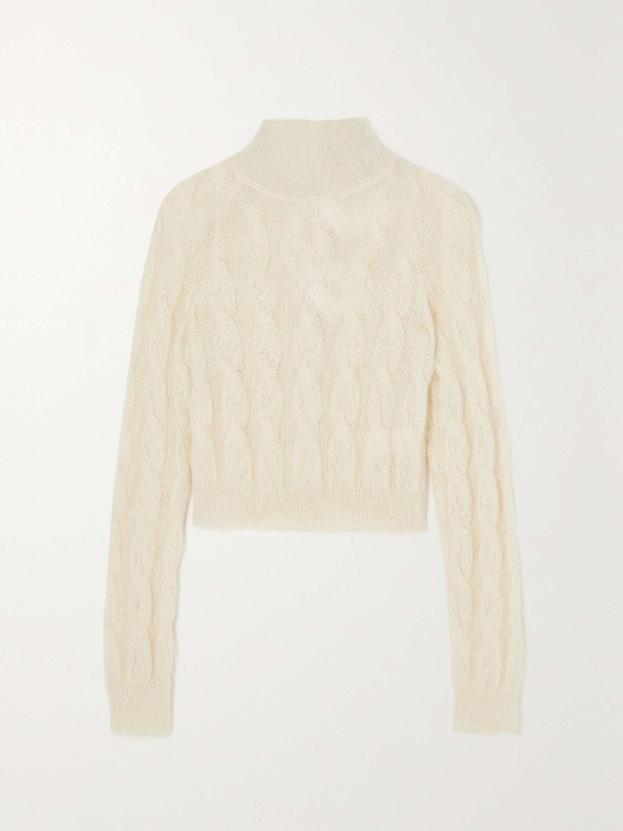 ivory cropped sweater