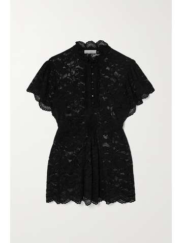 PACO RABANNE Stretch-lace top