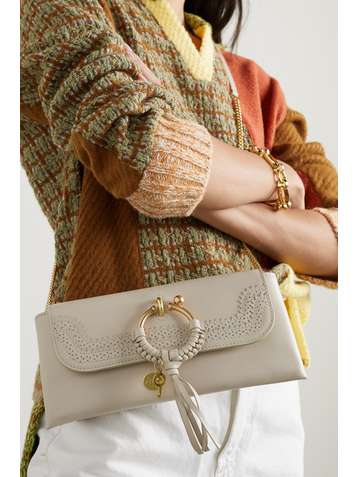 SEE BY CHLOÉ Joan perforated leather shoulder bag