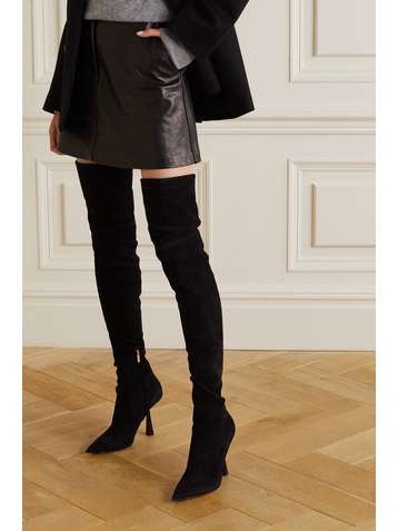 JIMMY CHOO Bryson 100mm suede over-the-knee boots