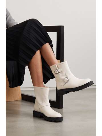 JIMMY CHOO Youth II 40 buckled leather ankle boots