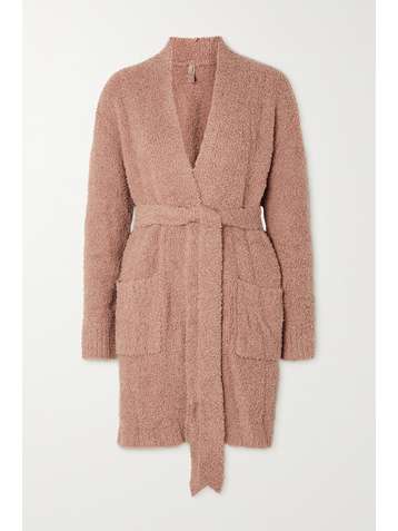 SKIMS Cozy Knit Robe – Rose Clay – Morgenmantel aus Bouclé