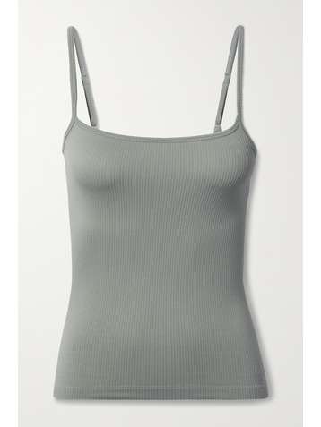 SKIMS Stretch Rib Straight Neck camisole - Sea Haze