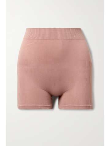 SKIMS Stretch Rib shorts - Rose Clay