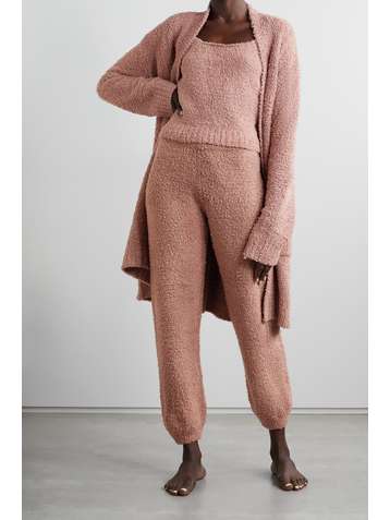 SKIMS Cozy Knit Jogger – Rose Clay – Jogginghose aus Bouclé