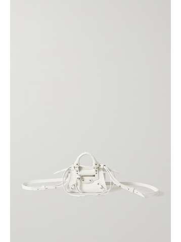 BALENCIAGA Neo Classic super nano Tote aus Leder mit Krokodileffekt
