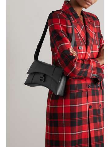 BALENCIAGA Hourglass XS leather shoulder bag