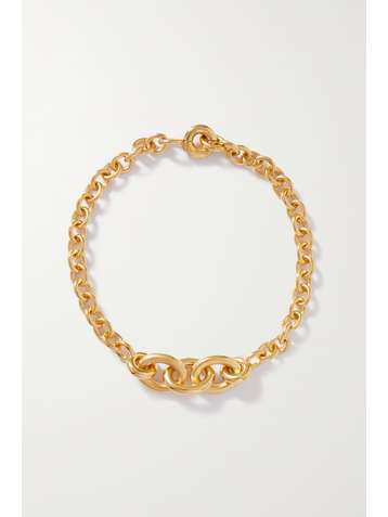 SAINT LAURENT Gold-tone necklace