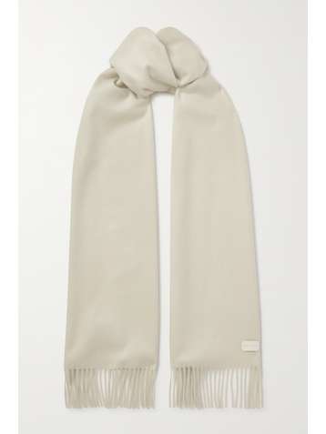 SAINT LAURENT Schal aus Kaschmir mit Fransen
