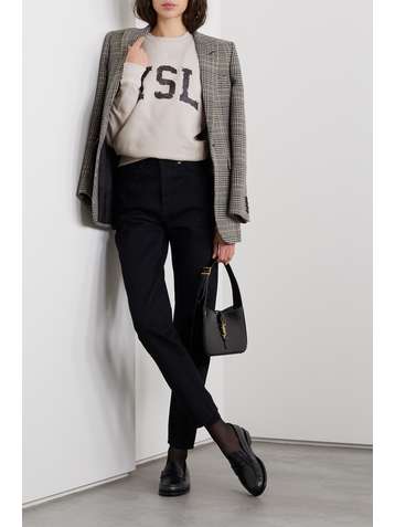 SAINT LAURENT Printed cotton-jersey sweatshirt