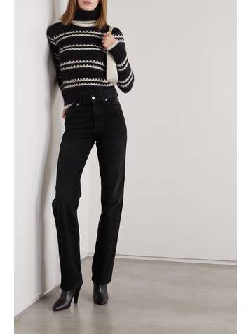 SAINT LAURENT Jean droit taille haute