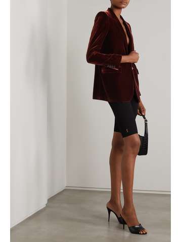 SAINT LAURENT Samtblazer