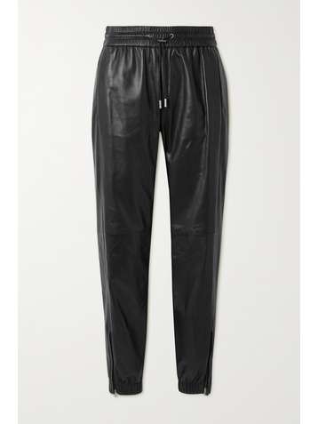 SAINT LAURENT Pantalon de survêtement en cuir