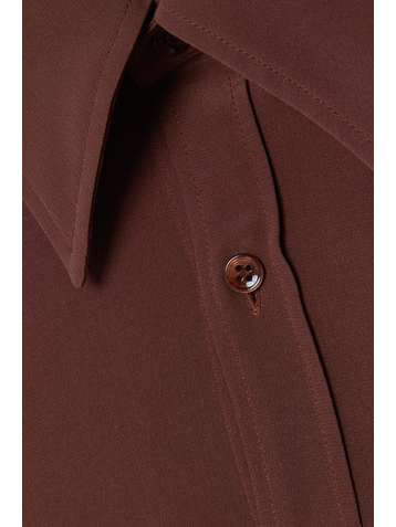 SAINT LAURENT Hemd aus Seiden-Crêpe