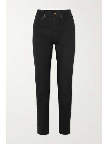 SAINT LAURENT Hoch sitzende Jeans mit schmalem Bein