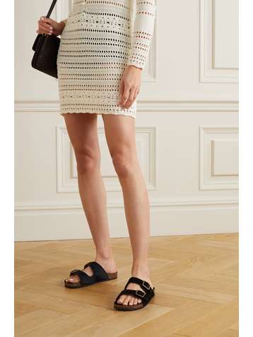SAINT LAURENT Sandales en façon poulain Jimmy