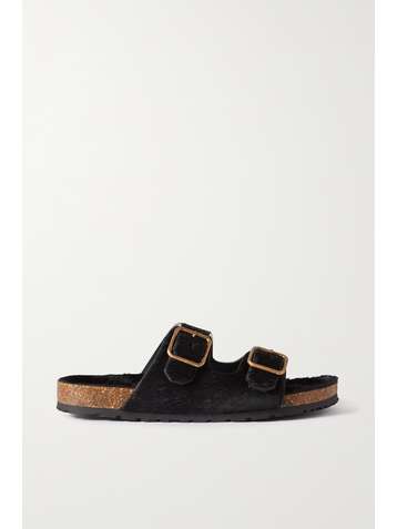 SAINT LAURENT Sandales en façon poulain Jimmy