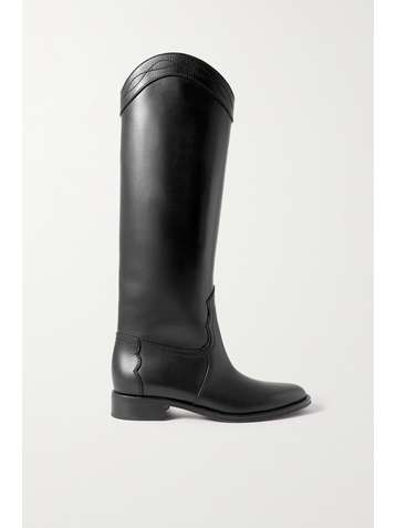 SAINT LAURENT Kate leather knee boots