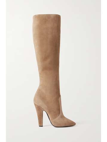 SAINT LAURENT Bottes en daim Kensington