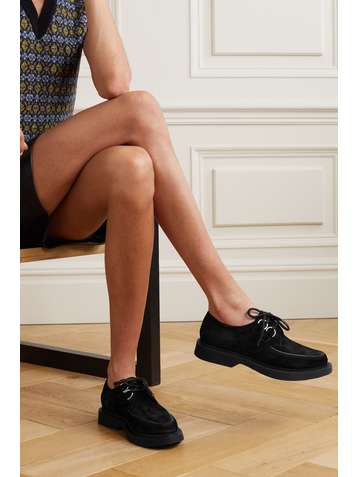 SAINT LAURENT Derbies en daim Teddy