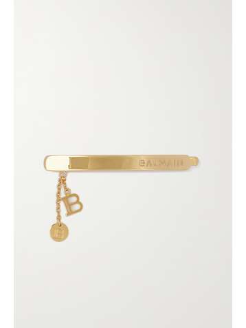 BALMAIN PARIS HAIR COUTURE Gold-plated hair slide